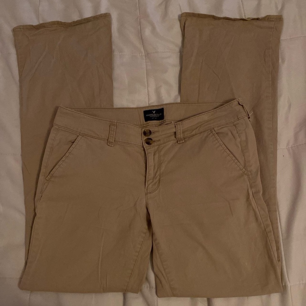 American Eagle khaki artist pants